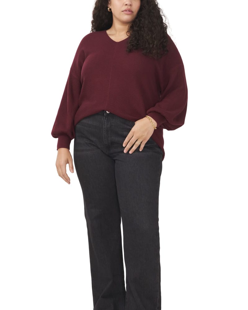 1 state bubble sleeve sweater outlet